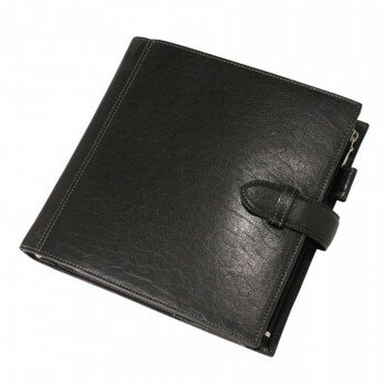 ASHFORD アシュフォード システム手帳 ディープ HB×WA5 25mm belt ブラック 6135-011【送料無料】
