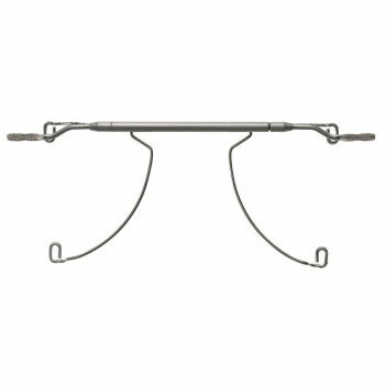 シーザー・フリップII金具本体 フリップ L薄用(アンティークシルバー)【送料無料】