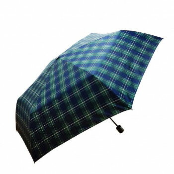 藤田屋 紳士大判折りたたみ傘 チェック ブラックグリーン M65-2221【送料無料】 藤田屋 紳士大判折りたたみ傘 チェック ブラックグリーン M65-2221【送料無料】