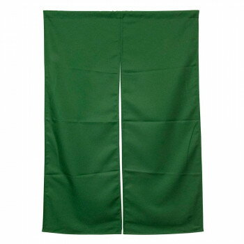 半間のれん　ダークグリーン防炎タイプ　W850×H1200mm　42083【送料無料】