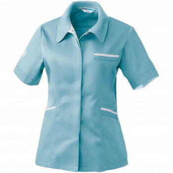 桑和 422 レディース半袖スモック Mサイズ パウダB(204)【送料無料】