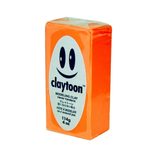 MODELING CLAY(モデリングクレイ) claytoon(クレイトーン) カラー油粘土 ネオンオレンジ 1/4bar(1/4Pound) 6個セット【送料無料】 MODELING CLAY(モデリングクレイ) claytoon(クレイトーン) カラー油粘土 ネオンオレンジ 1/4bar(1/4Pound) 6個セット【送料無料】