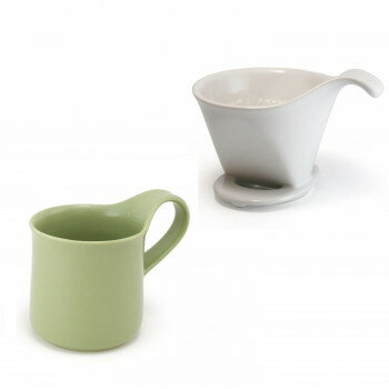 ZERO JAPAN(ゼロジャパン) ドリッパー＆カフェマグセット ドリッパートレイ付 DMZ-16 WH/AR【送料無料】