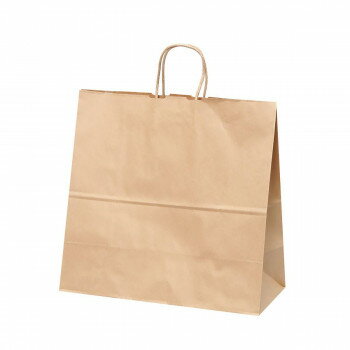 自動手提袋　HV150　未晒　無地 50枚 XZK00874【送料無料】