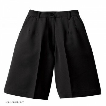 アイトス シャーリングキュロット ブラック L 7645【送料無料】