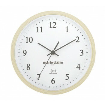 タマハシ マリ・クレール 木目調電波掛け時計 MC-512【送料無料】(3)