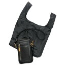 DAICO Pisoraro(ピソラロ) バンブー スマホポシェット(エコバック付属) ブラック PR141【送料無料】