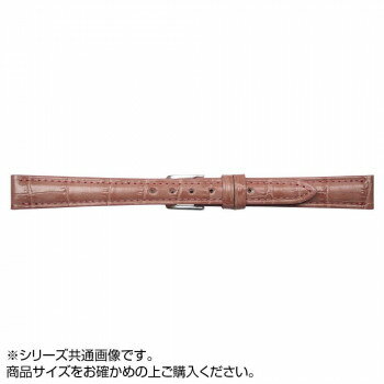 MIMOSA(ミモザ) 時計バンド SY型押ワニ 14mm オールドローズ (美錠:銀) CSY-P14【送料無料】 メール便対応商品 MIMOSA(ミモザ) 時計バンド SY型押ワニ 14mm オールドローズ (美錠:銀) CSY-P14【送料無料】 メール便対応商品