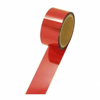 タカ印 メッキテープ 赤 50×40m 40-4496【送料無料】