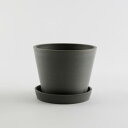 志成販売 エコ素材でできたフラワーポット(M) グレー 108034GY【送料無料】