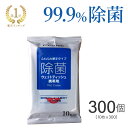 携帯用 除菌 ウェットティッシュ 3,000枚（10枚入り×300袋） 99.9%除菌 アルコール 除菌シート まとめ買い カートン プロテック PROTEK