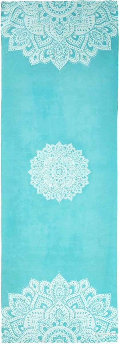 Yoga Design Lab (ヨガデザインラボ) ヨガタオル Mandala Turquoise ヨガ ピラティス トレーニング フ..