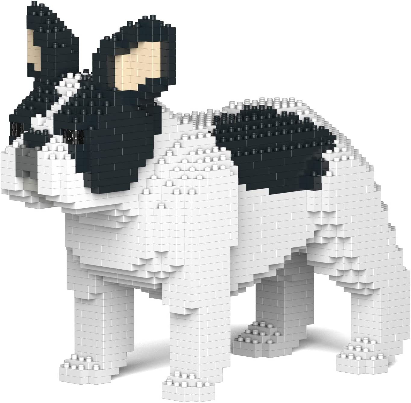 【JEKCA】 ジェッカ ブロック （フレンチブルドッグ 02S-M04） 立体パズル 組立パズル 犬の模型 大人向け ブロック玩具 ペット 置き物 動物 インテリア