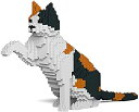 【JEKCA】 ジェッカ ブロック （ミケねこ 12S-M01） 立体パズル 組立パズル 大人向け ブロック玩具 ペット 置き物 動物 インテリア