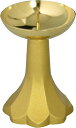 燭台 もえ 底面マグネット付 安全の特許燭台 166-07 5×7.5cm 完全燃焼 もえ ゴールド 仏壇