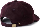 [ベーシクエンチ] BasiquentiWool Alphabet Cap アンパイヤキャップ 帽子 ショートつば キッズサイズ フリーサイズ （ワイン） 3