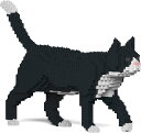 【JEKCA】 ジェッカ ブロック （タキシード猫 02S Sculptor ST19TCA02） 立体パズル 組立パズル 猫の模型 大人向け ブロック玩具 ペット 置き物 動物 インテリア