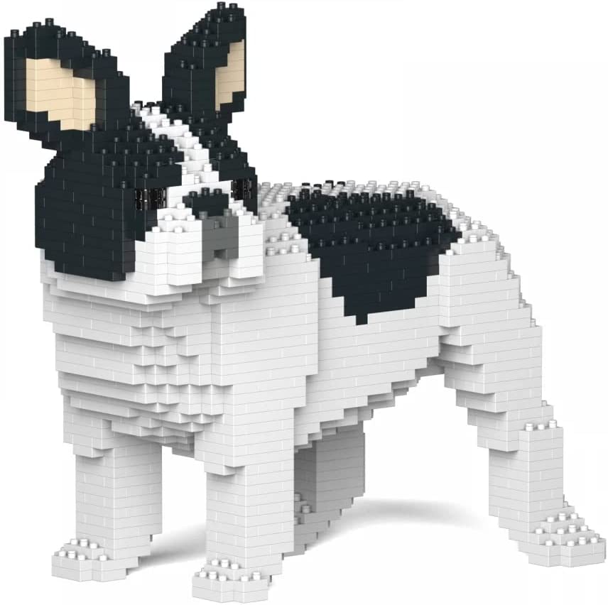 【JEKCA】 ジェッカ ブロック （フレンチブルドッグ 03S-M04） 立体パズル 組立パズル 犬の模型 大人向け ブロック玩具 ペット 置き物 動物 インテリア