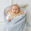 RIO スリーピングバッグ さめ ベビー用品 赤ちゃん 新生児 ベビー寝袋 寝相アート 出産祝い おくるみ アニマルデザイン 防寒 ふわふわ 暖かい 可愛い (サックス)(4)