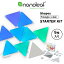 Nanoleaf ナノリーフ Shapes Triangle シェイプス トライアングル 9枚入 スターターパック スマートライト ゲーミングライト パネル LEDライト 1680万色 RGBCWマルチカラー 広配光 電球色 昼白色対応 調光調色 六角形 壁設置ライト 簡単取付 Alexa Google Home HomeKit 対応