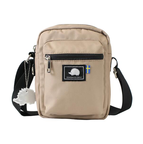 [ SCANDINAVIAN FOREST / スカンジナビアンフォレスト ] ショルダーバッグ スマホ ショルダーバッグ 斜めがけ レディース メンズ ユニセックス ハリネズミ かわいい スポーティー ミニ 小さい おしゃれ シンプル 北欧 スマホポーチ ショルダー 251-AFSF339（ MILK TEA ）