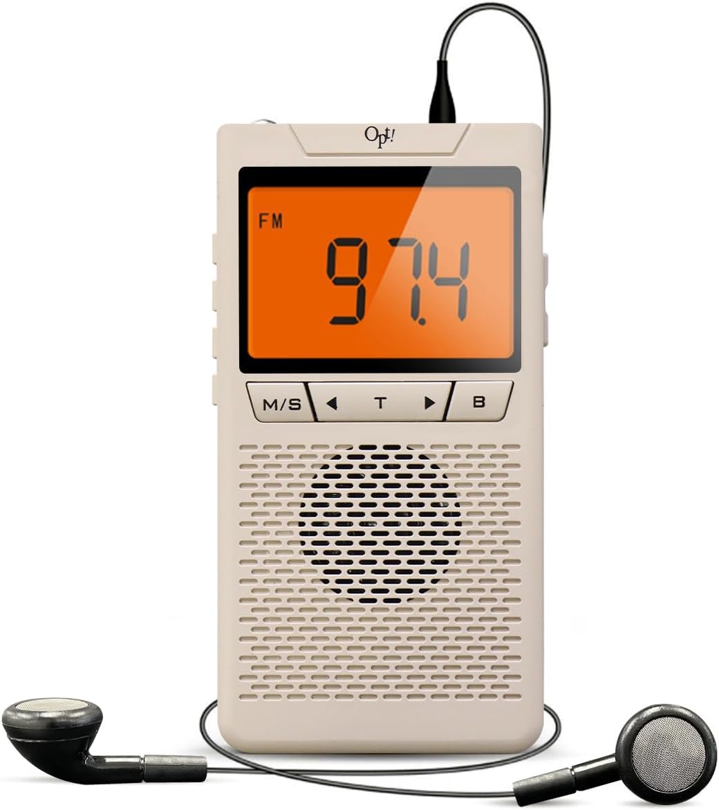 opt! GRANDPA RADIO オプト グランパラジオ AM FM ラジオ ポケットラジオ 小型ラジオ 携帯ラジオ ポータブル 防災ラジオ 電池式 イヤホ...