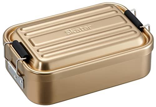 スケーター (skater) ふわっと盛れる アルミ製 弁当箱 600ml ミネラルトーンゴールド AFT6B-A