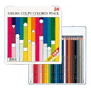 サクラクレパス クーピー色鉛筆 24色 PFY24(3)