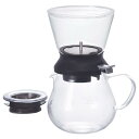 【9/4(木)20時~★スーパーSALE★当店5倍】HARIO(ハリオ) ティードリッパー ラルゴ35 サーバーセット 350ml ブラック プレゼント ギフト 贈り物 TDR-5012B