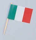 大黒工業 ランチ旗 イタリア 紙・木 日本 (200本入) XLV03(3)