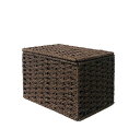 【7/20★5と0の日★お買い物マラソン】ちどり産業(Tidorisangyou) 収納ボックス ブラウン 23X16XH15cm ペーパーフタ付きボックス CH-416DBR
