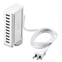 【本日5と0のつく日★お買い物マラソン】エレコム USB充電器 60W (合計最大出力) USB-A×10 【 i Phone15 / Android / 各種...