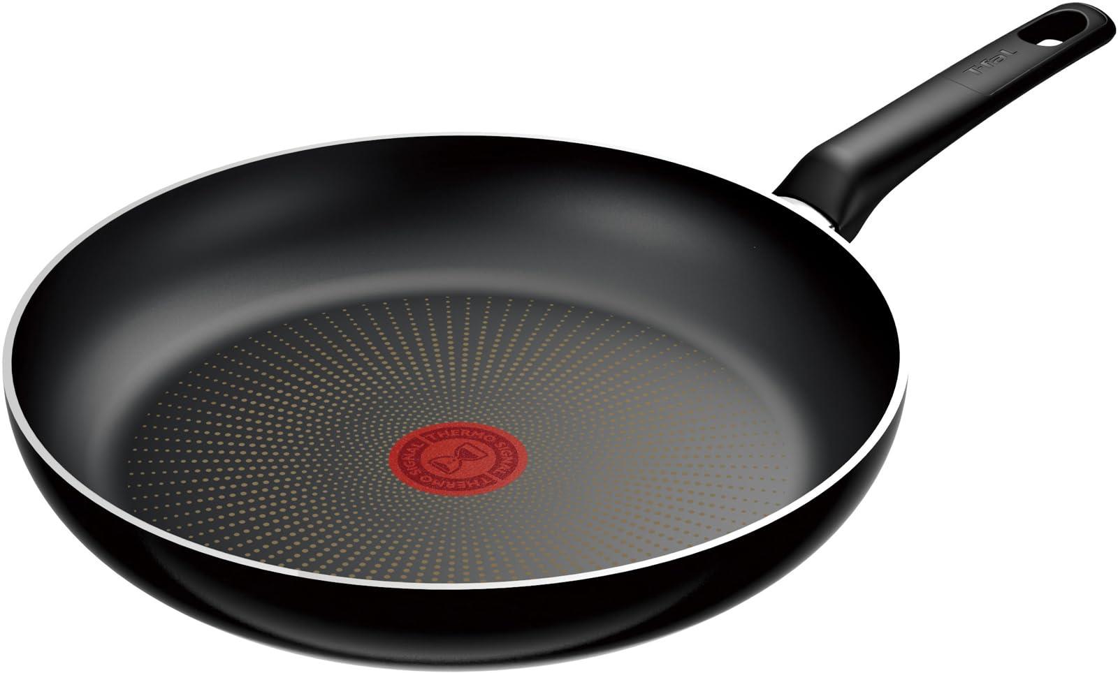 【本日ご愛顧感謝デー★P最大4倍】ティファール フライパン 28cm ガス火専用 PFOAなどの有害物質不使用 こびりつきにくさ長持ち ハードチタニウム・インテンス フライパン ブラック D53006