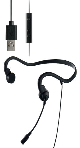 エレコム 骨伝導イヤホン マイク付き 骨伝導ヘッドセット 有線 USB-A 軽量 ペアリング・充電不要 ハンズフリー 耳を塞がない 耳が痛くならない Web会議 HS-BC05UBK エレコム 骨伝導イヤホン マイク付き 骨伝導ヘッドセット 有線 USB-A 軽量 ペアリング・充電不要 ハンズフリー 耳を塞がない 耳が痛くならない Web会議 HS-BC05UBK