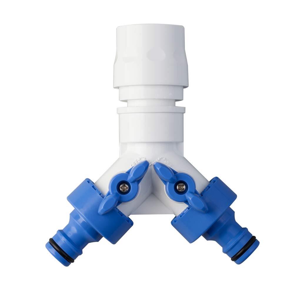 タカギ(takagi) コネクター ホース ジョイント 三方コネクターコック付(FJ) 分岐 G099FJ 4.5 x 15.2 x 18.8 cm