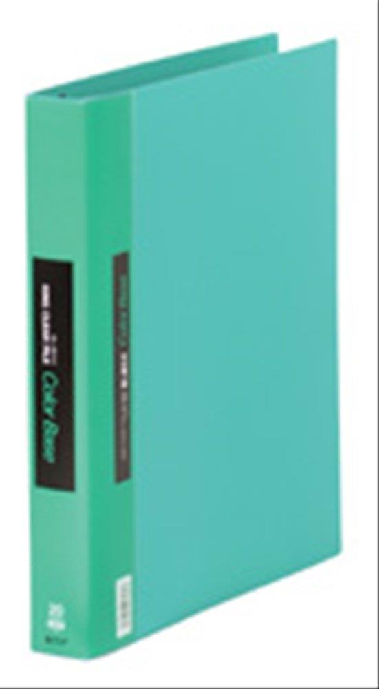 キングジム クリアファイル カラーベース 差替式 最大収納100ポケット 30穴 A4タテ 緑 139W-G