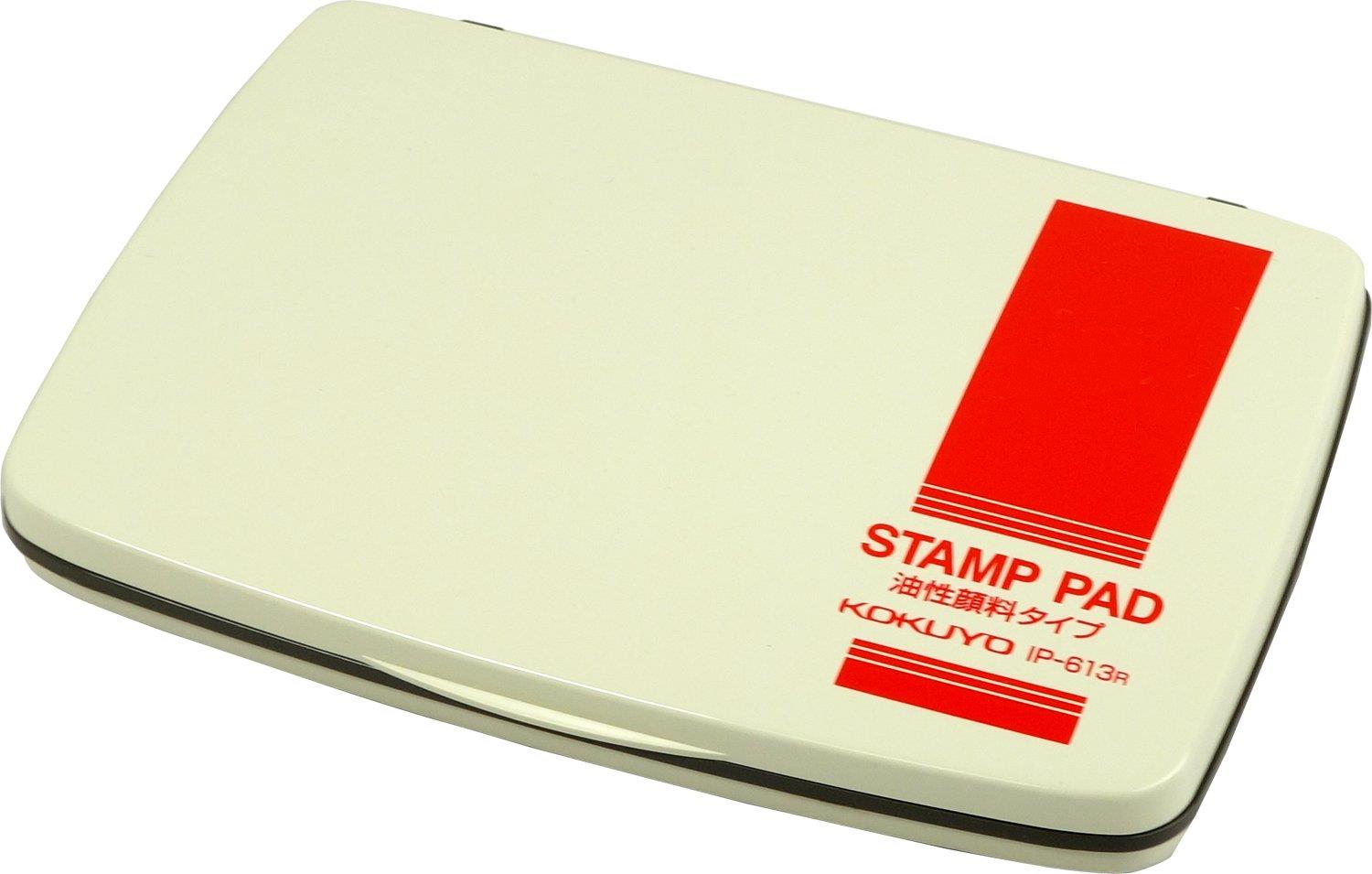 【BLAC FRIDAY★ポイント最大47倍】コクヨ スタンプ台 顔料タイプ 大形 赤 IP-613RZ