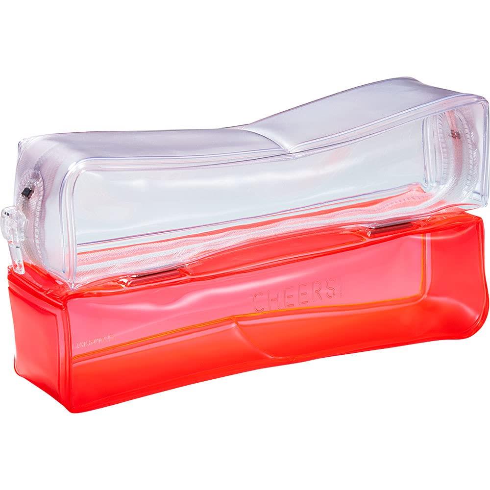 キングジム ペンケース チアーズ 赤 CH2180Tアカ