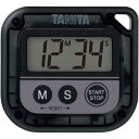 【GW営業中★毎日出荷対応中】タニタ(Tanita) キッチン 勉強 学習 タイマー 防水 マグネット付き 100分計 丸洗いタイマー ブラック TD-376N...