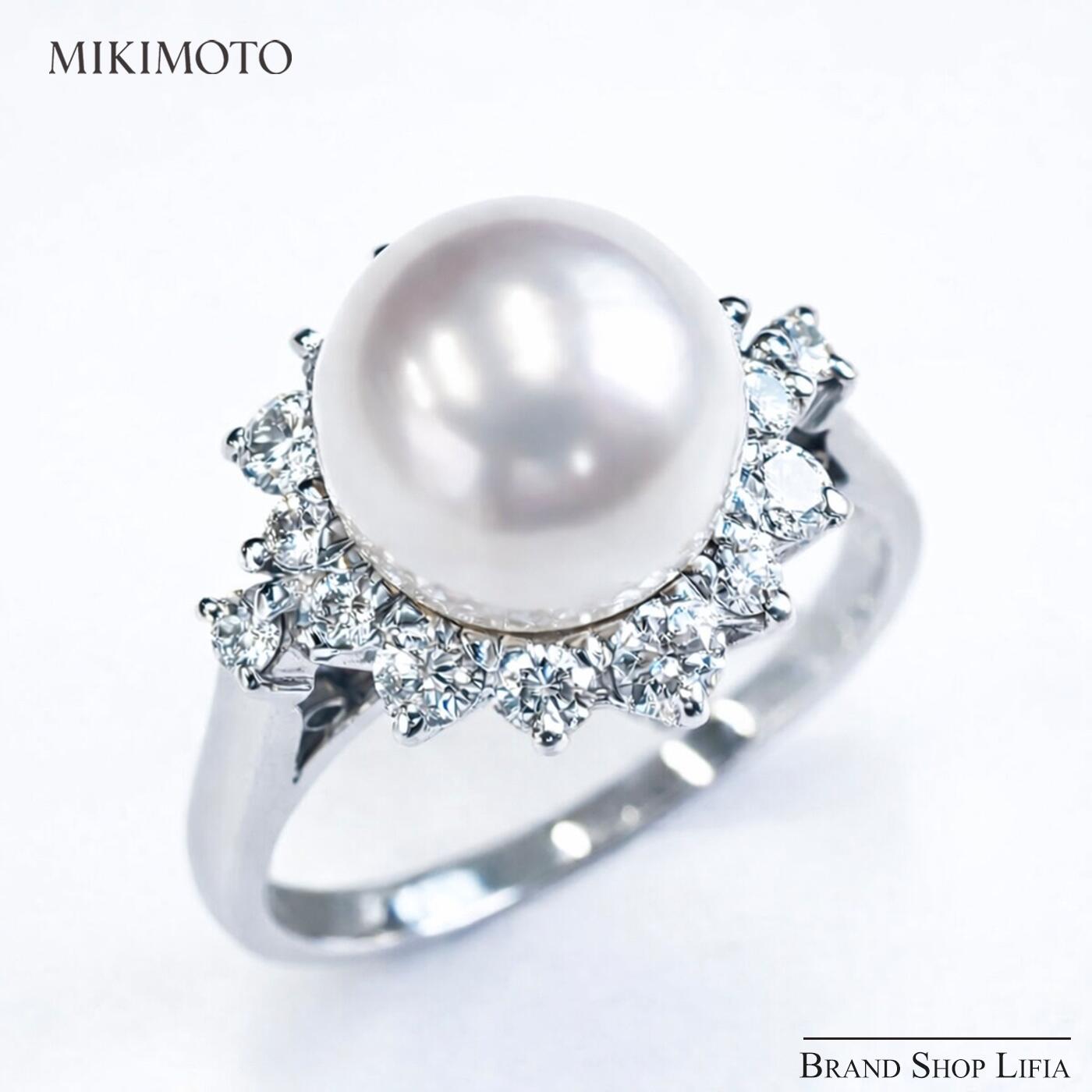 ミキモト　プラチナ　ダイヤ　リング MIKIMOTO - ミキモト MIKIMOTO リング プラチナ Pt950/ダイヤモンド