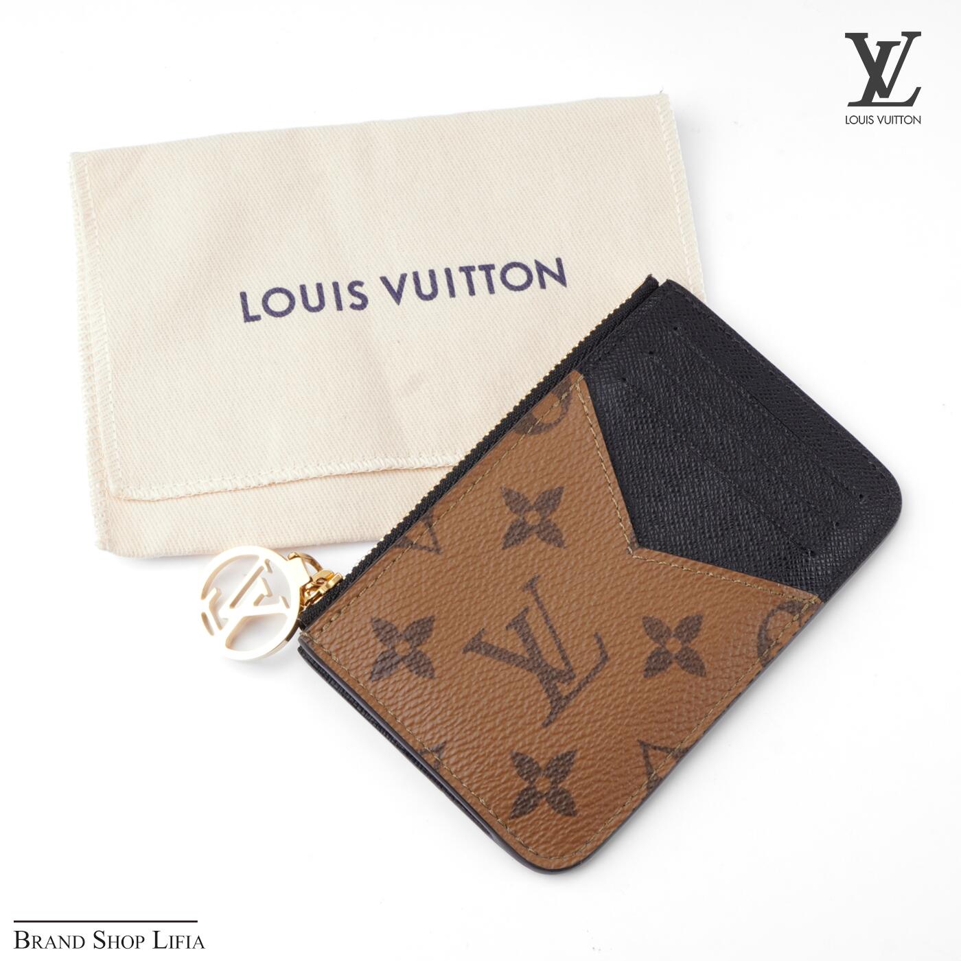 Rakuten - ルイヴィトン LOUIS VUITTON モノグラム リバース ポルト カルト ロミー M81912 レディース ブラウン カードケース RFID反応有 ブランド 中古 新品同様