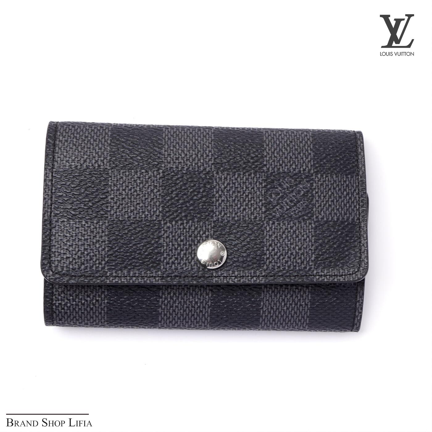 ルイ ヴィトン LOUIS VUITTON 6連キーケース ダミエグラフィット ミュルティクレ6 ブラック メンズ レディース ユニセックス N62662 ブランド 中古 美品