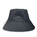 【美品】Christian Dior クリスチャンディオール ハット ブラック 黒 #59 Teddy-D ボブハット ディオールオブリーク ロゴ ベール チュール イタリア製 ブランド 帽子 レディース 95TDD924G130【中古】