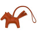 【中古】極美品 HERMES エルメス ロデオ チャーム PM アニョーミロ ブラウン × ブラウン 小物 ブランド
