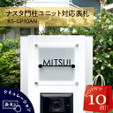 【 P10倍 7/30 】 8/1価格改定 ナスタ NASTA KS-GP10AN専用サイズ 表札 おしゃれ 戸建て 戸建 切り文字 ステンレス シンプル 機能...