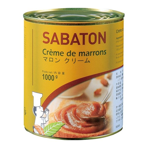 サバトン マロンクリーム 1kg 業務用 栗 モンブラン ムース 製菓材料 パン材料 チョコ クリスマス バレンタイン ホワイトデー