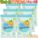 (在庫処分セール中)【レビューを書いて500円OFFクーポン配布中!】【最強配送商品】Wel・B アプリコット 14gx6袋セット ドライフルーツ フリーズドラ...
