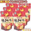【レビューを書いて500円OFFクーポン配布中!】 岡三食品 やわらか焼きいも 45g×6袋セット 国内レトルト加工 パッケージリニューアル(メール便発送・追跡...