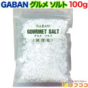 【レビューを書いて500円OFFクーポン配布中!】ギャバン グルメ ソルト 100g 袋 GABAN