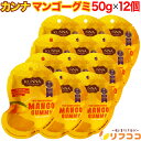 カンナ マンゴーグミ 50g×12個セット マハチャノ種マンゴー 動物性由来のゼラチン不使用 グミキャンディー お菓子 KUNNA